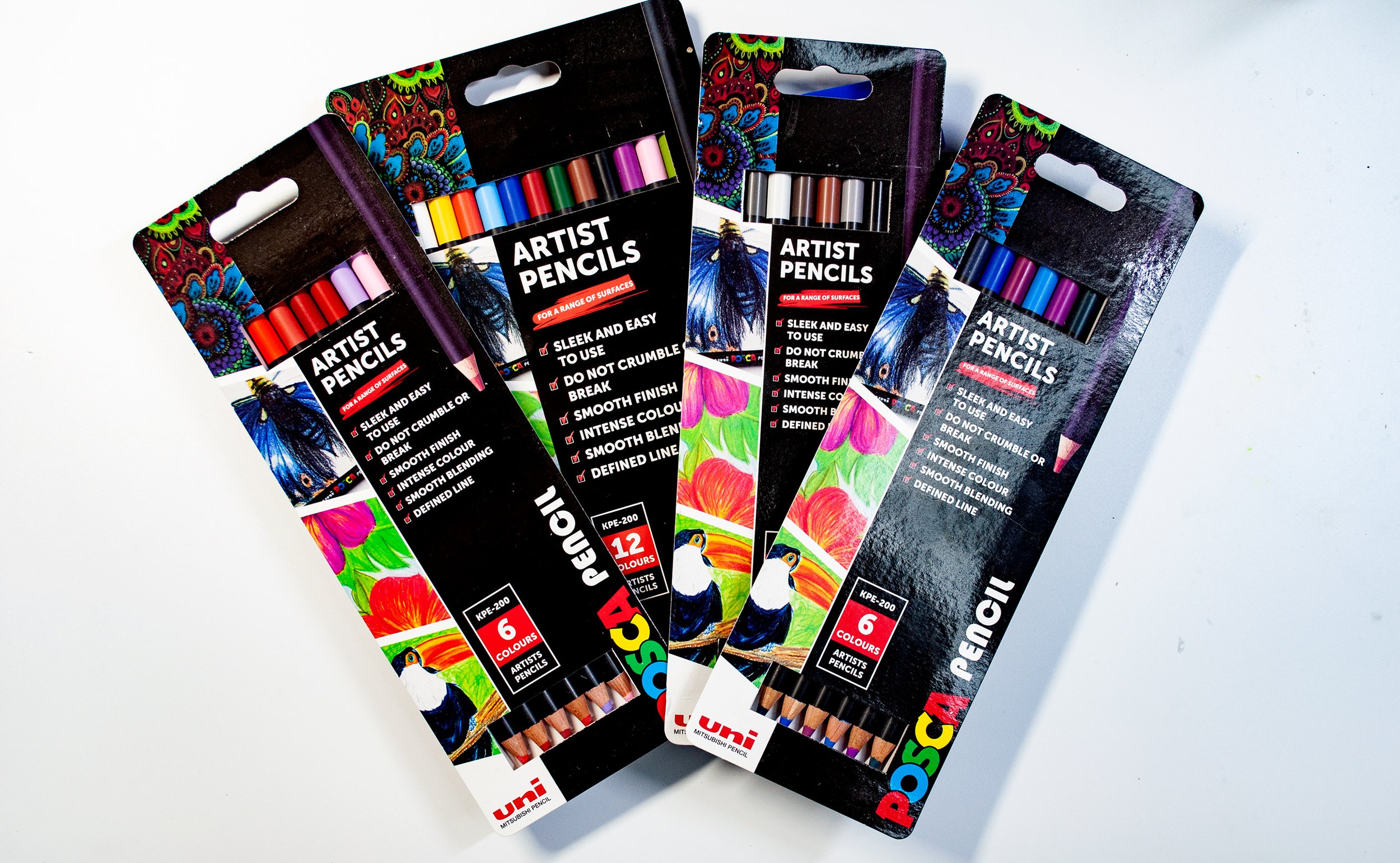 Review Of The Uni Mitsubishi POSCA Colored Pencils — The Art Gear